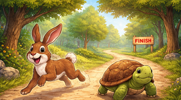 Le lièvre et la tortue